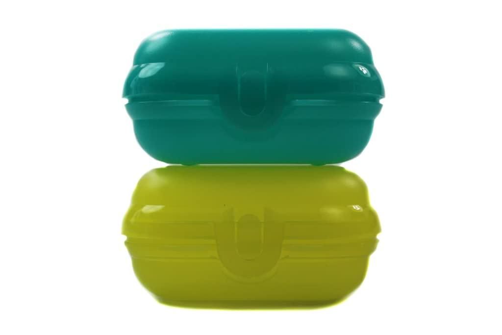 Tupperware to Go Mini-Twin helltürkis + gelb Gr.1 Brotdose ab 18,34 €