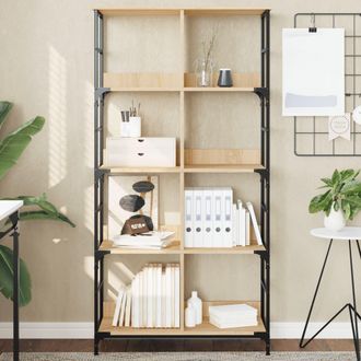 vidaXL Furniture Limited - Estanter&iacute;a De Madera De Ingenier&iacute;a Roble