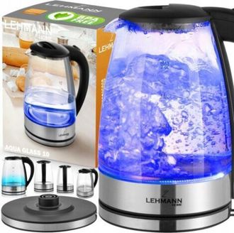 OEM Hervidor El&eacute;ctrico Inal&aacute;mbrico De Vidrio Con Iluminaci&oacute;n Led, 2 L, Potente (2200 W)