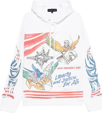 Who Decides War by Ev Bravado Liberty Graphic-print Hoodie