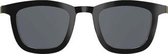 Lindberg Black 85097 Acetate-Blend Square Sunglasses