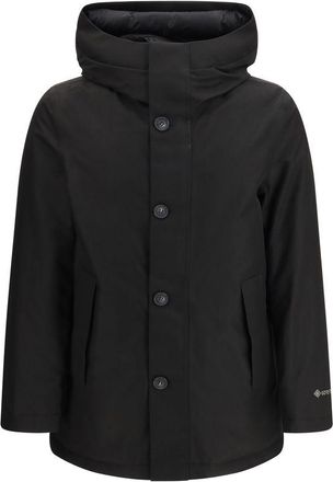 Woolrich Black Goose Down Mens Parka