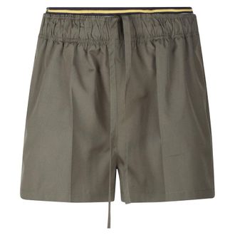 Prada Technical Fabric Shorts - female - Prada - Casual Shorts - Green - M - Shorts