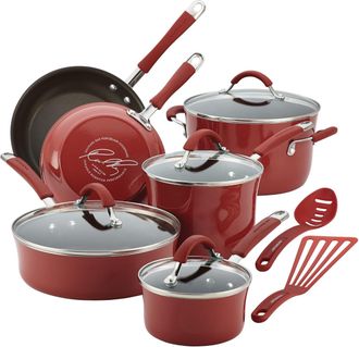 Rachael Ray Cucina Nonstick Cookware Set, 12 Piece