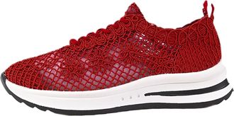 Generic Wide Fit Walking Trainers for Women Ladies Lightweight Arch Support Sneakers Womens New Casual Comfortable Mesh Breathable Front Canvas Sports Casual 