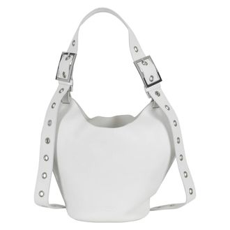 Dondup Shoulder Bags, female, White, Size: ONE SIZE Small Hobo Bag