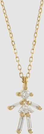 Little Ones Paris Collier Mini Fille Or Jaune Diamants