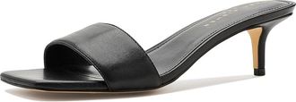 Marc Fisher Sidnee Womens Dress Sandals Black Leather : 9.5 M