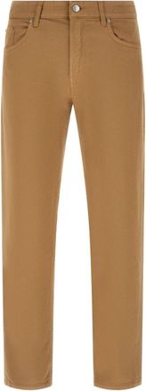 Department Five Talk Cropped Jeans - Heren - Regular Fit Jeans - Beige - W32 - Katoen - Jeans