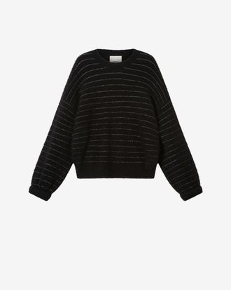 Isabel Marant Stacy Sweater - Female - Black And Silver - Size 38 - Isabel Marant - Gifts Ideas for Women