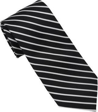 Karl Lagerfeld Candy Stripe Tie in Black/White at Nordstrom Rack