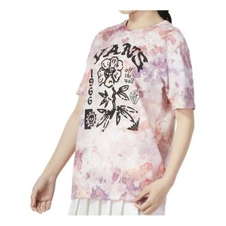 Vans (WMNS) Vans short-sleeved printed T-shirt Pink VN0A54KUZG7