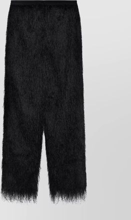 Loulou Studio fringed trousers elastic waistband