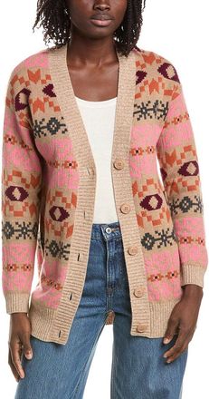 Isla Rita Aztec Longline Cashmere Cardigan