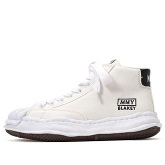 Miharayasuhiro BLAKEY OG Sole Canvas High-top Sneaker White A08FW736-WHT