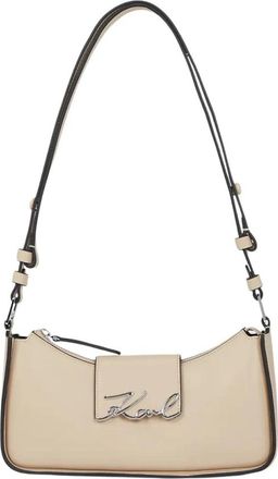 Karl Lagerfeld K/Signature - Dames - Schoudertassen - Beige - ONE Size - Tassen