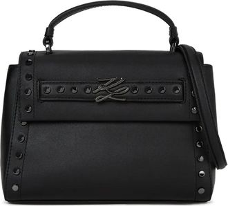 Karl Lagerfeld Borsa tote K/Autograph con decorazione - Nero