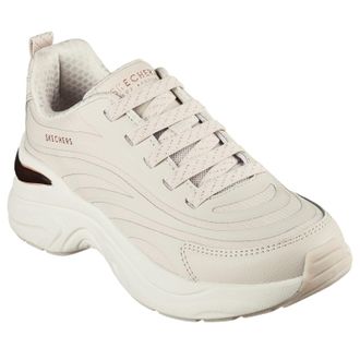 Skechers Womens Hazel Step N Flow Trainer - Natural - Size UK 4