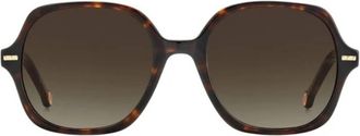 Carolina Herrera Brown Shaded Square Ladies Sunglasses HER 0106/S 0O63/HA 55