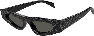 Gucci Ladies Black Cat Eye Sunglasses GG1779S 010 51