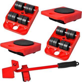 OEM Gato De Carga Con Ruedas De Transporte - Acero Resistente - Juego De 5