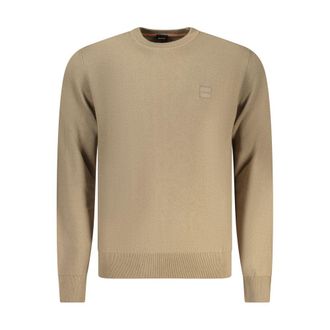 HUGO BOSS Marrone Cotton Men Mens Sweater