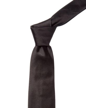 Canali Black Silk Tie