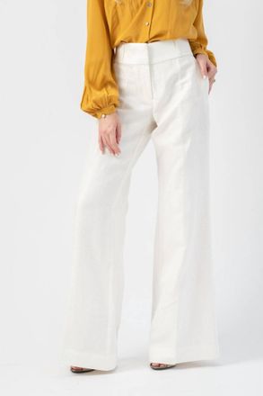 Frame Denim Metropolitan High Rise Pant In Soft White