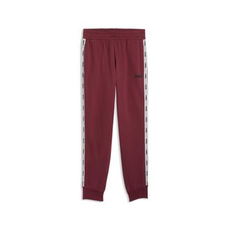 Puma Pantaloni della tuta con nastro da donna, Abbigliamento, Rosso, S
