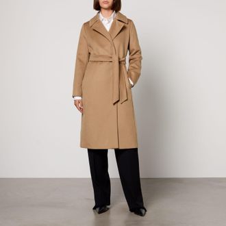 Max Mara Dames Max Mara Bcollag Mantel in Camel