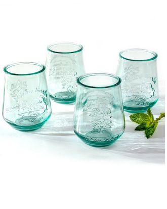 Euroceramica Euro Essential Bara Recycled Glass 4Pc Tumbler Set