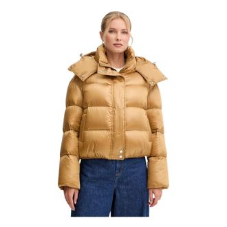 Patrizia Pepe Jassen, Dames, Bruin, L, Nylon, Donsjack