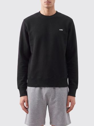 Autry Crewneck Cotton Jumper with Contrasting Embroidered Logo