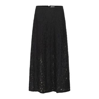 Soaked In Luxury Black Embroidered Skirt - female - Soaked in Luxury - Maxi Skirts - Black - S - Skirts