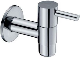 OEM Grifo De Pared - Lat&oacute;n Macizo - Acabado Cromado - Para Ba&ntilde;o Cocina Jard&iacute;n Piscina - 1 Unidad