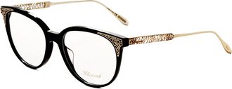 Chopard Womens 53 mm Black Opticals