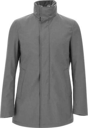 Herno Jassen, Heren, Grijs, 2Xl, Wol, Carcoat