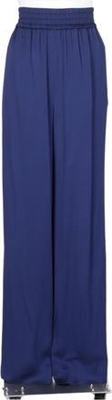 Golden Goose Wide-Leg Blue Trousers With High Elastic Waistband
