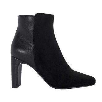 Dune London Dames/Dames Orietta Enkellaarsjes met Amandelvormige Teen (Zwart)