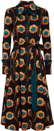 La DoubleJ Lake Como Overhemdjurk - Dames - Casual kleedjes - Zwart - M - Polyester - Kleedjes
