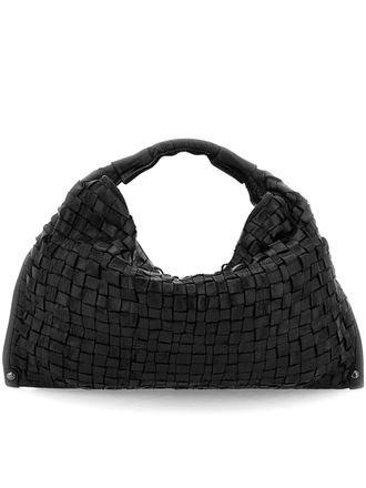 Campomaggi Atena M Medium Textured Padded Handle Leather Handbag
