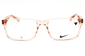 Nike NIKE1001Y Rectangular Acetate Eyeglasses - Beige