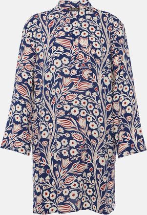 Loro Piana Floral silk tunic