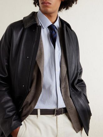 Dunhill 3cm Full-Grain Leather Belt