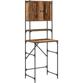 vidaXL Washing Machine Cabinet Old wood 68 x 48.5 x 194 cm Vidaxl