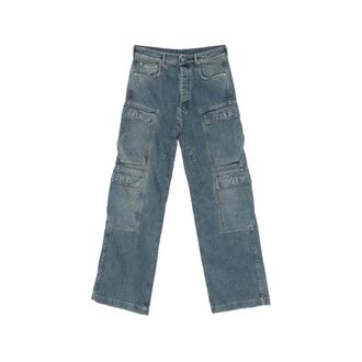Rick Owens Distressed Cargo Jeans