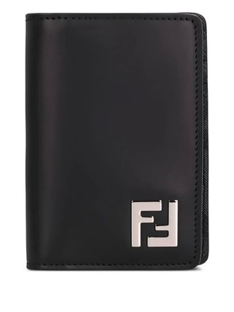 Fendi FF monogram card holder - Black