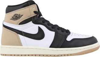 Nike Dames Air Jordan 1 Retro Leren Hoogcut Sneakers (Bruin)