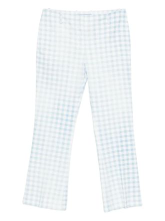 Ermanno Scervino gingham trousers - Blu