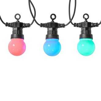 Nedis Smartlife Guirnalda Luminosa Exterior Negra 10 M